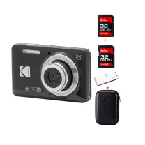 柯达 Kodak 相机 FZ55 (黑色) 赠SD32G+32G 相机包+读卡器
