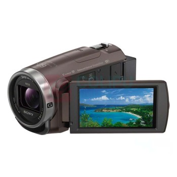 索尼 SONY 高清数码摄像机 HDR-CX680 5轴防抖 30倍光学变焦 (棕色)