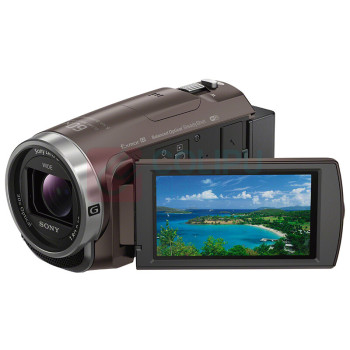 索尼 SONY 高清数码摄像机 HDR-CX680 5轴防抖 30倍光学变焦 (棕色)