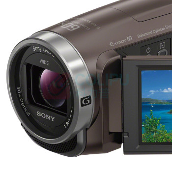 索尼 SONY 高清数码摄像机 HDR-CX680 5轴防抖 30倍光学变焦 (棕色)