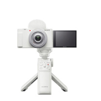 索尼 SONY Vlog相机 ZV-1F 配128G卡 200M/S +原装电池+UV镜+三脚架+相机包+单充+清洁套装+读卡器+贴膜