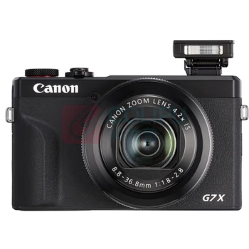 佳能 CANON 数码相机 G7 X Mark III 套装 64GB存储卡/支架/读卡器/相机包/钢化膜/数据线/清洁套装/手腕带电池盒 (黑色)