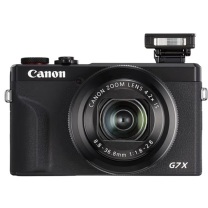 佳能 CANON 数码相机 G7 X Mark III 套装 64GB存储卡/支架/读卡器/相机包/钢化膜/数据线/清洁套装/手腕带电池盒 (黑色)