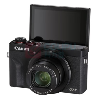 佳能 CANON 数码相机 G7 X Mark III 套装 64GB存储卡/支架/读卡器/相机包/钢化膜/数据线/清洁套装/手腕带电池盒 (黑色)