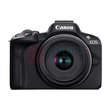 佳能 CANON 微单相机 EOS R50 (黑色) 轻量小型 R50 APS-C画幅 高速连拍 18-45 套机