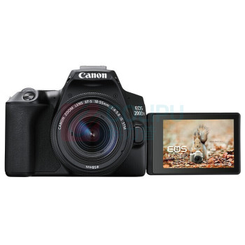 佳能 CANON 入门单反 EOS 200D II 二代 视频直播相机 4K视频 18-55mm黑色套机(含64G卡+UV+包)