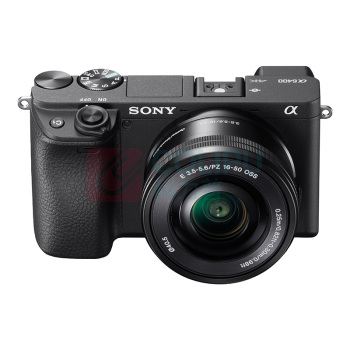 索尼 SONY 微单套机 Alpha 6400 APS-C 微单数码相机 画幅标准套装(SELP1650镜头 ILCE-6400L/A6400L/α6400) 黑色
