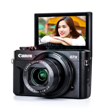 佳能 CANON 相机 PowerShot G7X Mark II G7X2 128G进阶拍摄套装 (黑色)