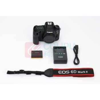 佳能 CANON 全画幅 专业单反相机 单机身 EOS 6D Mark II 6D2 约2620万像素/4K延时视频短片