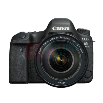 佳能 CANON 全画幅 专业单反相机 L级24-105标准镜头套装 EOS 6D Mark II 6D2 (黑色)