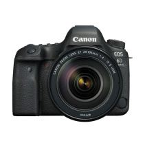 佳能 CANON 全画幅 专业单反相机 L级24-105标准镜头套装 EOS 6D Mark II 6D2 (黑色)