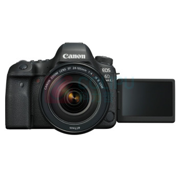 佳能 CANON 全画幅 专业单反相机 L级24-105标准镜头套装 EOS 6D Mark II 6D2 (黑色)