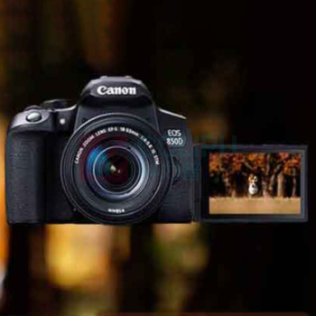 佳能 CANON 单反相机 EOS 850D 4K高清拍摄旅游vlog入门高端照相机850d 18-135mm IS STM镜头套机 官方标配