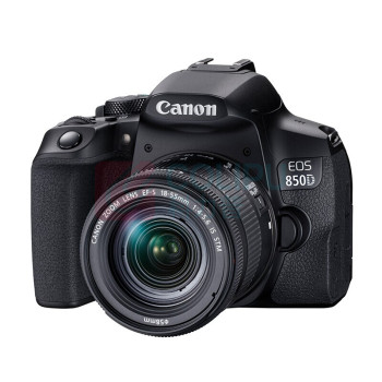 佳能 CANON 单反照相机 EOS 850D 128G 2410万 (EF-S 18-55mm f/4-5.6 IS STM);备电;三脚架 APS-C画幅 4K 30P 18~55mm 佳能EF-S卡口,备电;三脚架