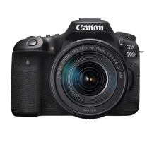 佳能 CANON 单反照相机 EOS 90D 14bit 3250万 4K 30P 18~135mm 佳能EF-S卡口 套 APS-C画幅 机身;锂电池;相机背带;电池充电器