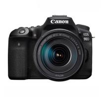 佳能 CANON 单反相机套装 90D 18-135mm 相机包+遮光罩+UV镜+备用电池+2张128G SD卡