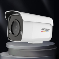 海康威视 HIKVISION 人车识别支持录音POE网线供电摄像头 焦距4MM ，摄像机 3T87WD-L (白色)
