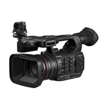 佳能 CANON 高端专业数码 4K高清 婚庆活动 采访广播级摄像机(含512G卡+三脚架+摄像包+电池+滑轮+补光灯+一拖二麦克风) XF605 
