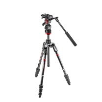 曼富图 Manfrotto 反折式三脚架 Befree Live MVKBFRTC-LIVE 含云台套装 多功能手机相机摄像支架