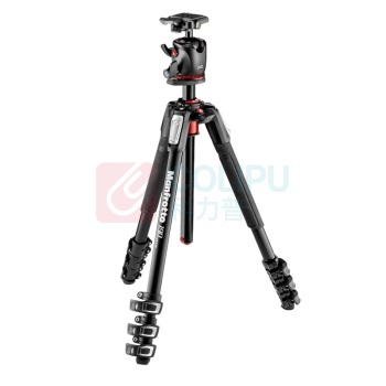 曼富图 Manfrotto 三脚架 MK190XPRO4-BHQ2 (含球形云台)铝合金材质 四节三脚架