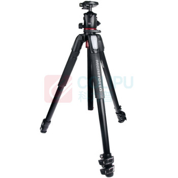 曼富图 Manfrotto 三脚架 MK055XPRO3-BHQ2 球形云台 (黑色)