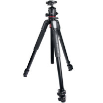曼富图 Manfrotto 三脚架 MK055XPRO3-BHQ2 球形云台 (黑色)