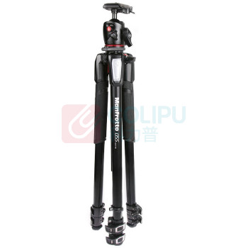 曼富图 Manfrotto 三脚架 MK055XPRO3-BHQ2 球形云台 (黑色)