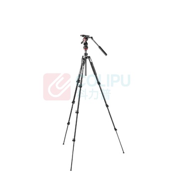 曼富图 Manfrotto 单反三脚架 MVKBFRL-LIVE 铝合金材质板锁款 (黑色)
