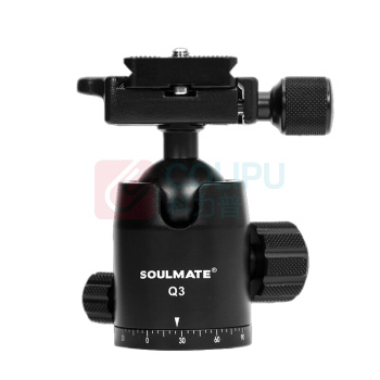 数魅 SOULMATE 三脚架 A254P+Q3 增强版铝合金摄影 含云台
