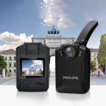 飞利浦 PHILIPS 执法记录仪 VTR-8101 512G内存 高清夜视防爆胸前随身记录仪现场记录