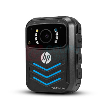 惠普 HP 执法记录仪 DSJ-A5s Lite 128G 1800P 高清红外夜视 4000万像素 黑色 