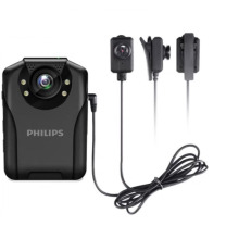 飞利浦 PHILIPS 执法记录仪 VTR-8201-双摄-1296P-512G -1年全保换新 