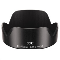 JJC 遮光罩 LH-EW53 (黑色) 适用佳能RF-S 18-45遮光罩49mm镜头R10 R50相机配件EF-M 15-45镜头m50二代 m200 m6mark2 m100
