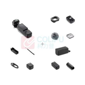 大疆 DJI 灵眸口袋云台相机数码旅游 美颜手持云台防抖摄像机 Pocket3 官方标准套装