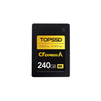 天硕 CFA高速存储卡8K读、写速800MB/S 含读卡器 240G