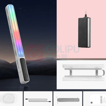 智云 ZHIYUN 轻便手持100W手持全彩RGB灯棒可调色温直播大功率氛围棒灯夜景美颜户外人像摄影灯光 写趣CF100 写趣CF100 COMBO+120W电源适配器