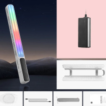 智云 ZHIYUN 轻便手持100W手持全彩RGB灯棒可调色温直播大功率氛围棒灯夜景美颜户外人像摄影灯光 写趣CF100 写趣CF100 COMBO+120W电源适配器
