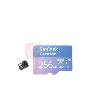 闪迪 SANDISK 大疆pocket3 4内存卡 V30极速粉卡 256GB
