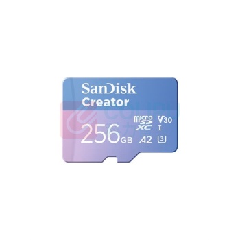 闪迪 SANDISK 大疆pocket3 4内存卡 V30极速粉卡 256GB