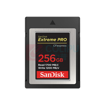闪迪 SANDISK 内存卡CFexpress Type B 256G 读1700MBs 写1200MBs