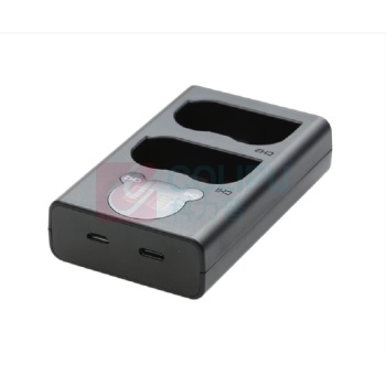 沣标 FB 相机电池充电器 S-DC-EN-EL15(BL) dbl 标准双槽充电器Micro+Type-C双输入口 适用于尼康EN-EL15a/EN-EL15b电池