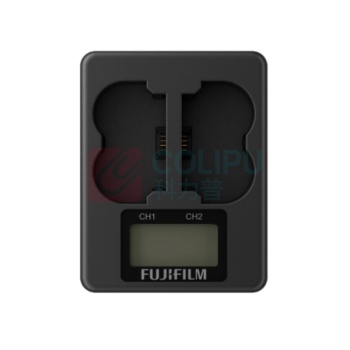 FUJIFILM 相机电池充电器 BC-W235 2200mAh,双槽