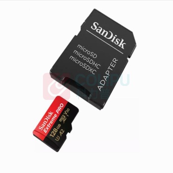 闪迪 SanDisk 128GB TF(MicroSD)存储卡U3 C10 V30 A2 4K 至尊超极速移动版内存卡 读速170MB/s SDSQXCY-128G-ZN6MA 