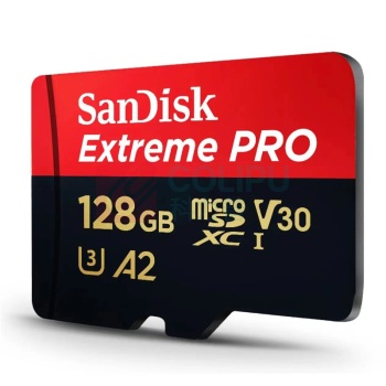 闪迪 SanDisk 128GB TF(MicroSD)存储卡U3 C10 V30 A2 4K 至尊超极速移动版内存卡 读速170MB/s SDSQXCY-128G-ZN6MA 