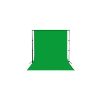 漾菲斯 YOUFES 绿幕布支架设备套装 YH1 加厚纯色绿布  绿布3*2米 背景架2*2米
