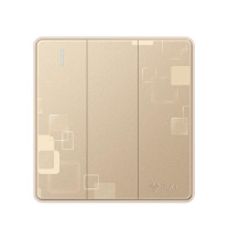 公牛 BULL 暗式三联开关 86型 250V 10A 