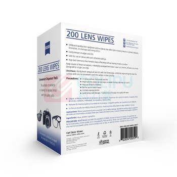 蔡司 ZEISS 清洁湿巾 200片装 (黑色)