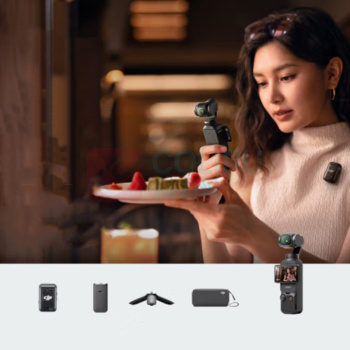 大疆 DJI 全能套装 DJI Osmo Pocket 3 (含便携手持录音机+手持稳定器+手提转接手柄)