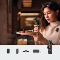 大疆 DJI 全能套装 DJI Osmo Pocket 3 (含便携手持录音机+手持稳定器+手提转接手柄)