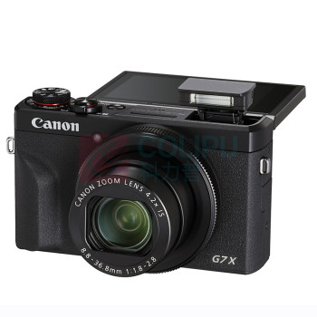 佳能 CANON 数码相机 PowerShot G7 X Mark III (约2010万像素/平滑皮肤模式/4K视频拍摄)含拆除无线